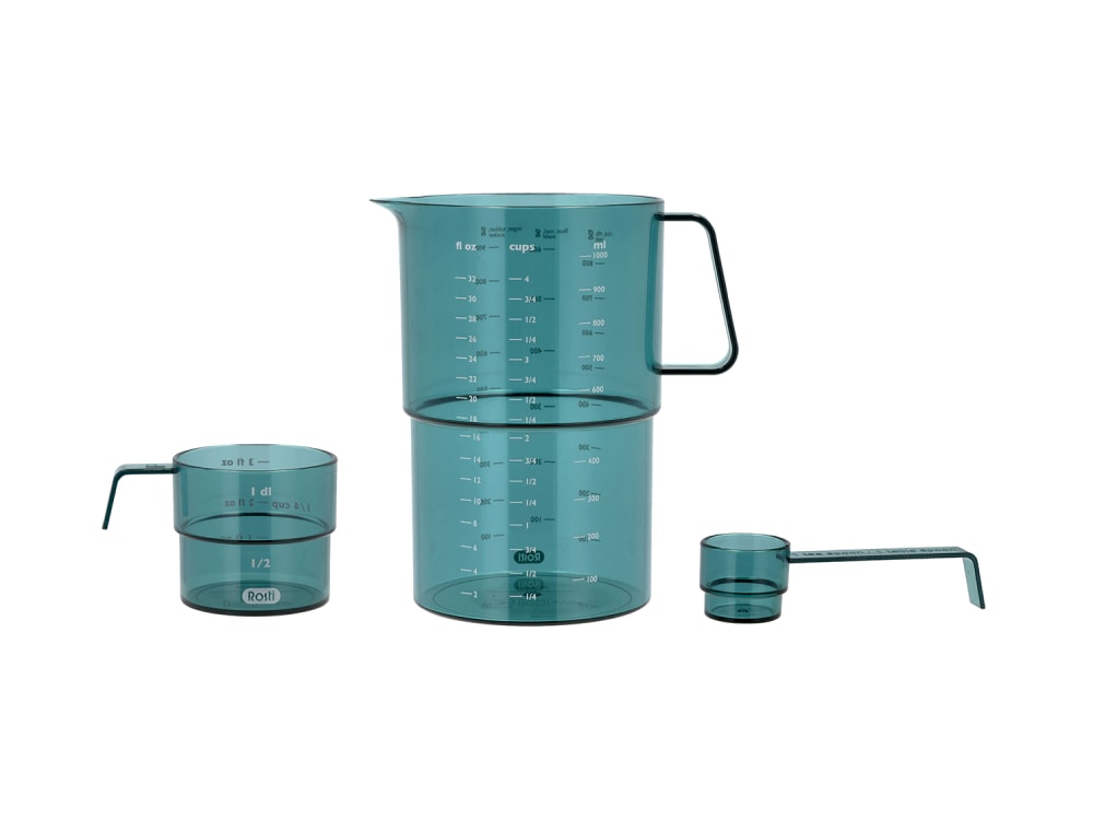 Set de mesure pichet, verre et cuilère vert nordique Set de mesure pichet, verre et cuilère vert nordique