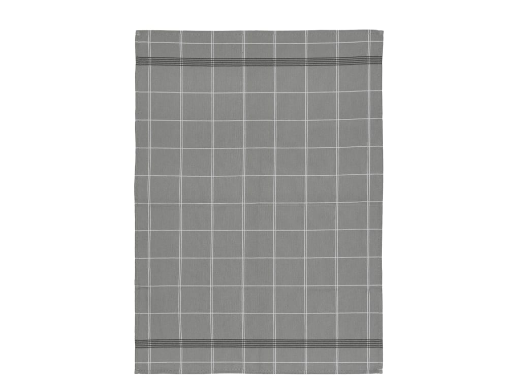 Torchon en coton gris pierre 50x70cm