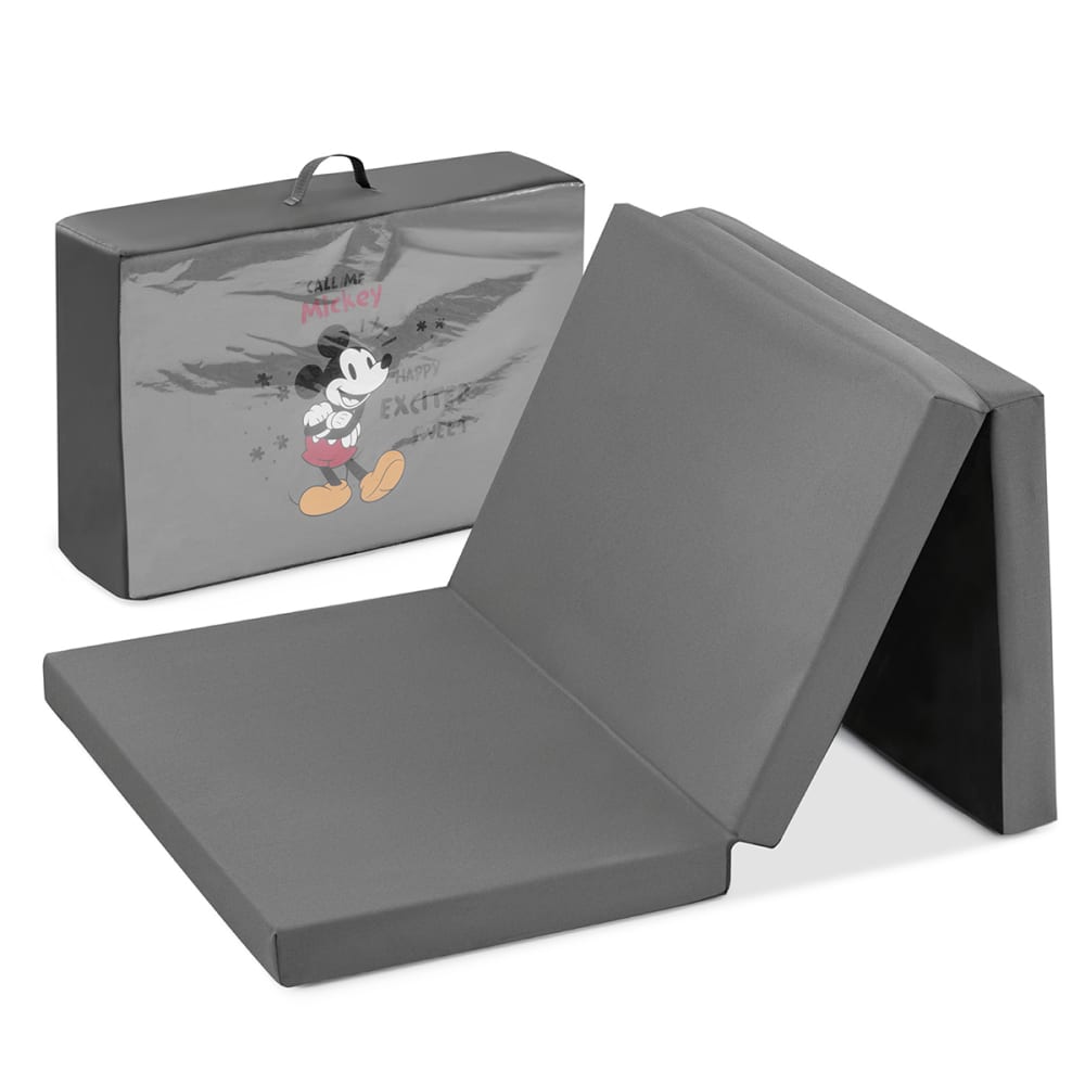 Matelas pour lit parapluie gris