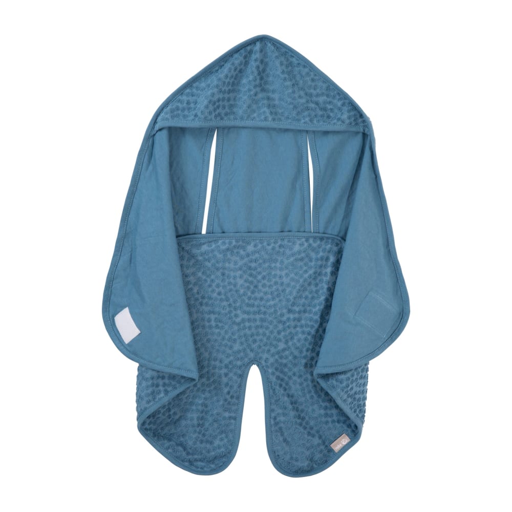 Einschlagdecke aus Bio-Baumwolle - Blau / Indigo - Maisons Du