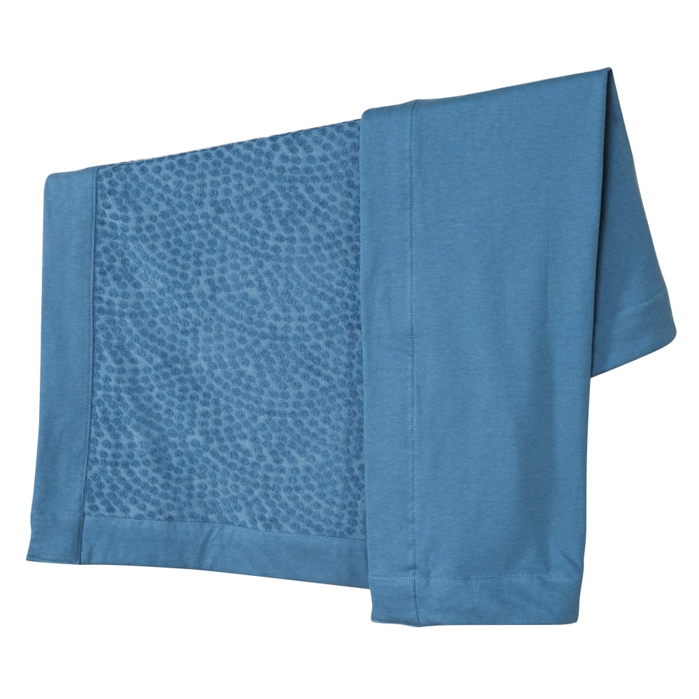 roba Babydecke 80 x 80 cm aus Bio-Baumwolle - Blau / Indigo style modern BLAU Öko-Tex Zertifikat BAUMWOLLE Baby