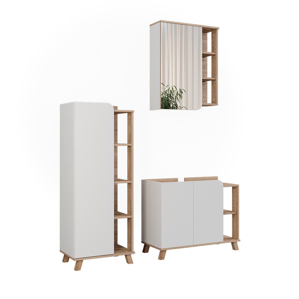 meubles bain 3 pièces