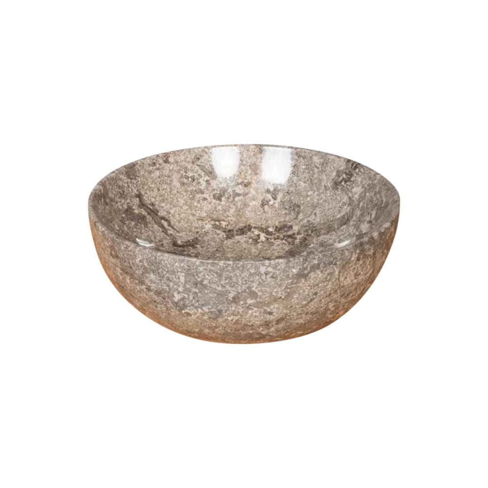 Vasque en marbre à poser gris 40 cm