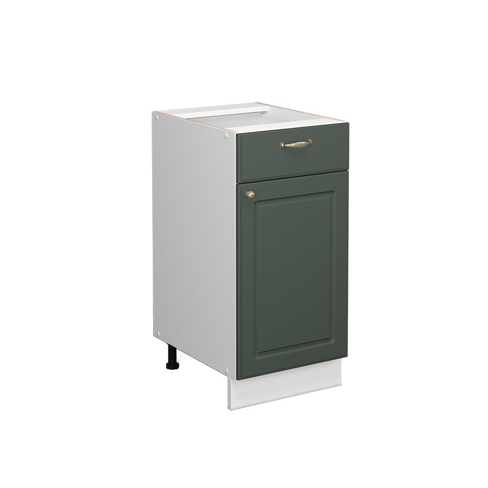 Vicco Midischrank ohne Arbeitsplatte Grün-Gold Landhaus 40x82cm style modern Grün Spanplatte