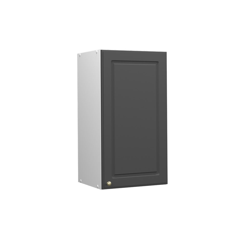 Vicco Badschrank, Anthrazit-Gold 40 x 72cm style modern Grau Spanplatte