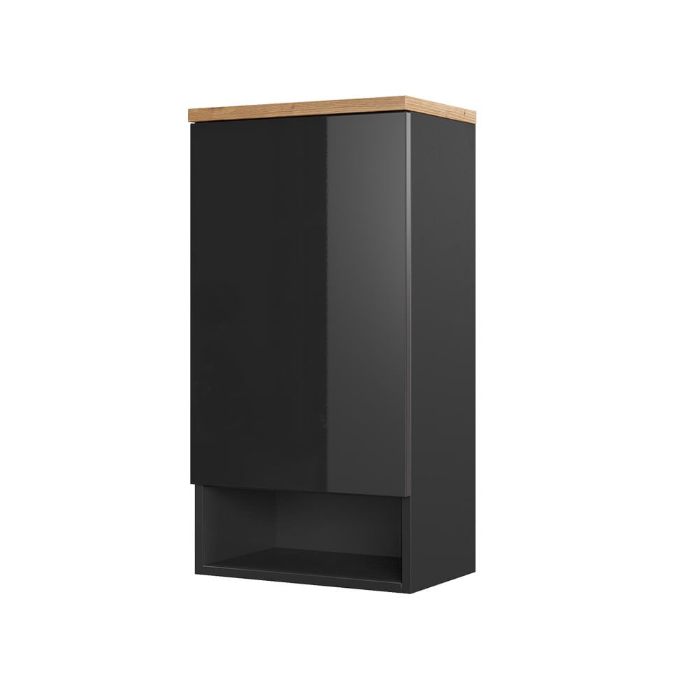 Vicco Badschrank, Anthrazit 40 x 77.5cm style modern Grau Spanplatte