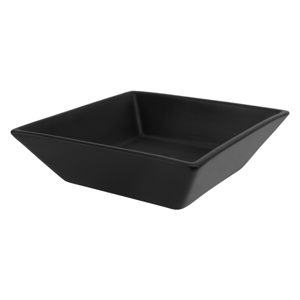 ML-Design Waschbecken aus Keramik in Schwarz matt 41x41x12 cm Quadratisch Schwarz Keramik