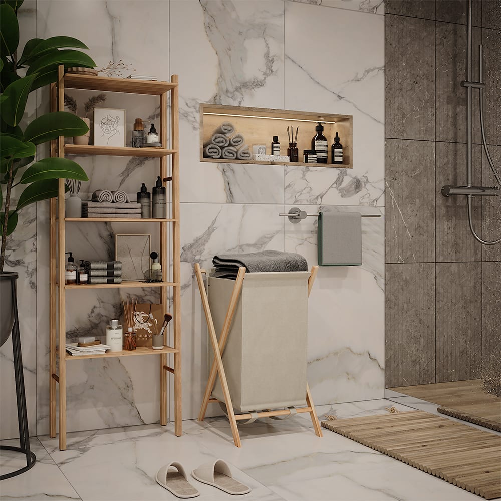 Wäschekorb, Beige 40 x 64cm - Maisons Du Monde