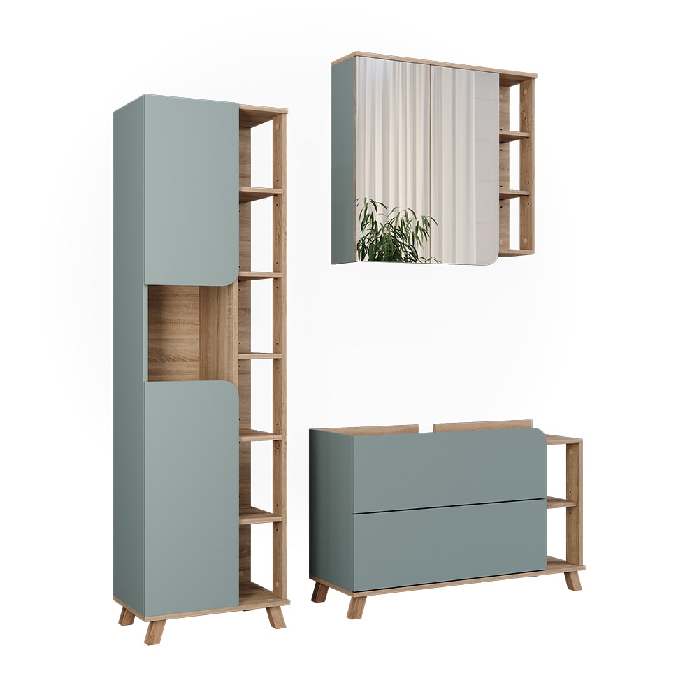 meubles bain 3 pièces