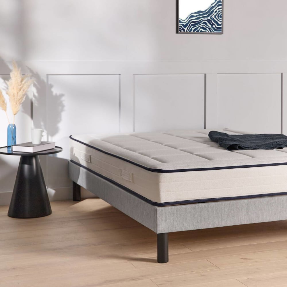 Sommier tapissier en kit  gris 90 x 190 cm - Maisons du Monde