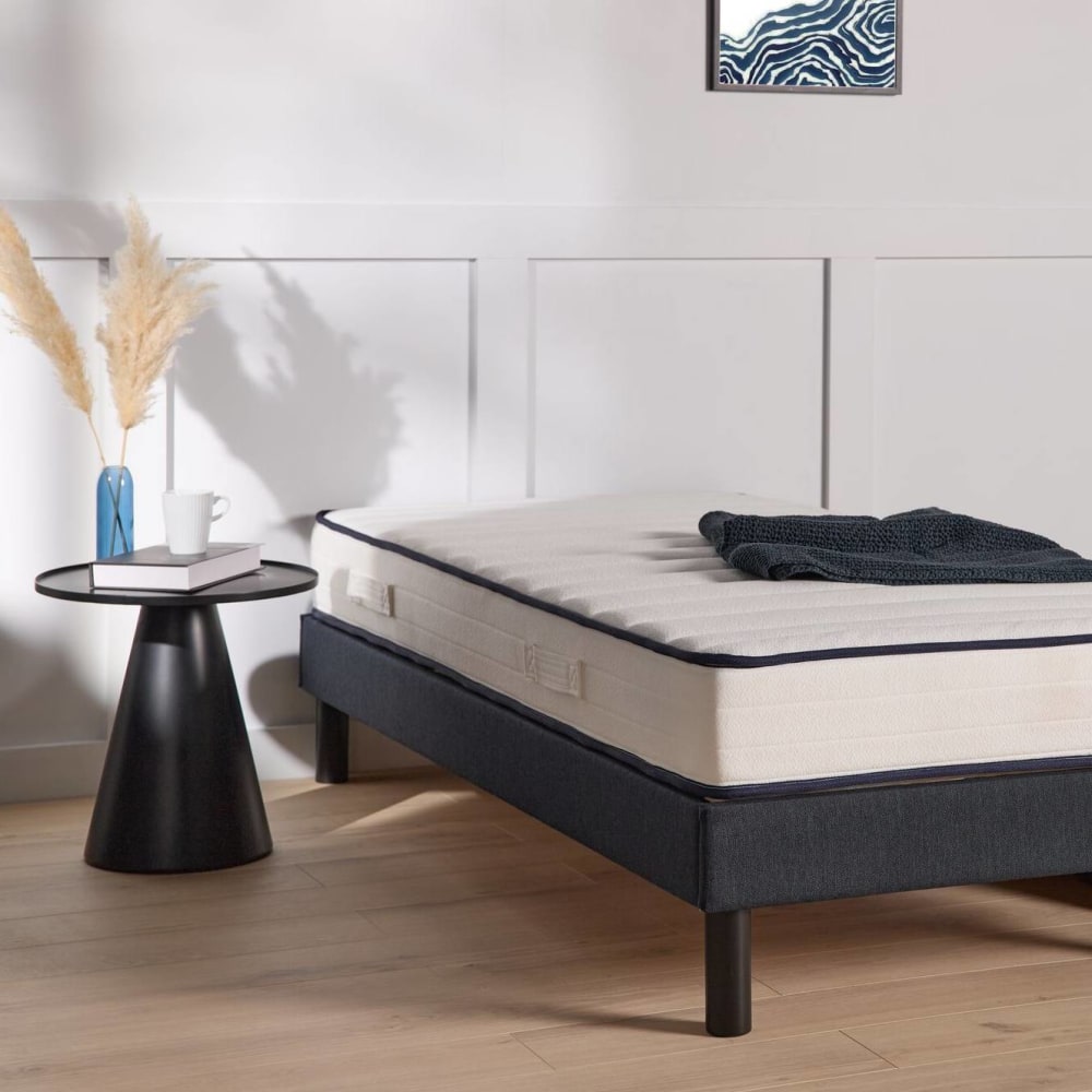 Sommier tapissier en kit  bleu 90 x 200 cm - Maisons du Monde