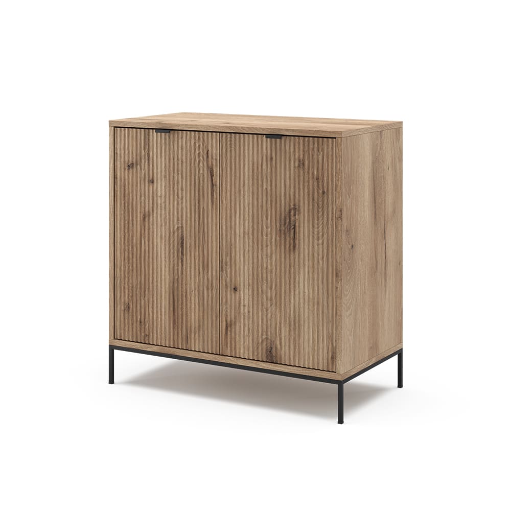 commode  avec 2 portes, Chêne Viking 80 x 81.2cm