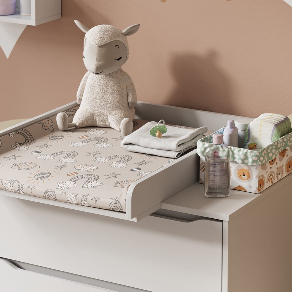 Wickelaufsatz Weiß 60x10cm - Maisons Du Monde
