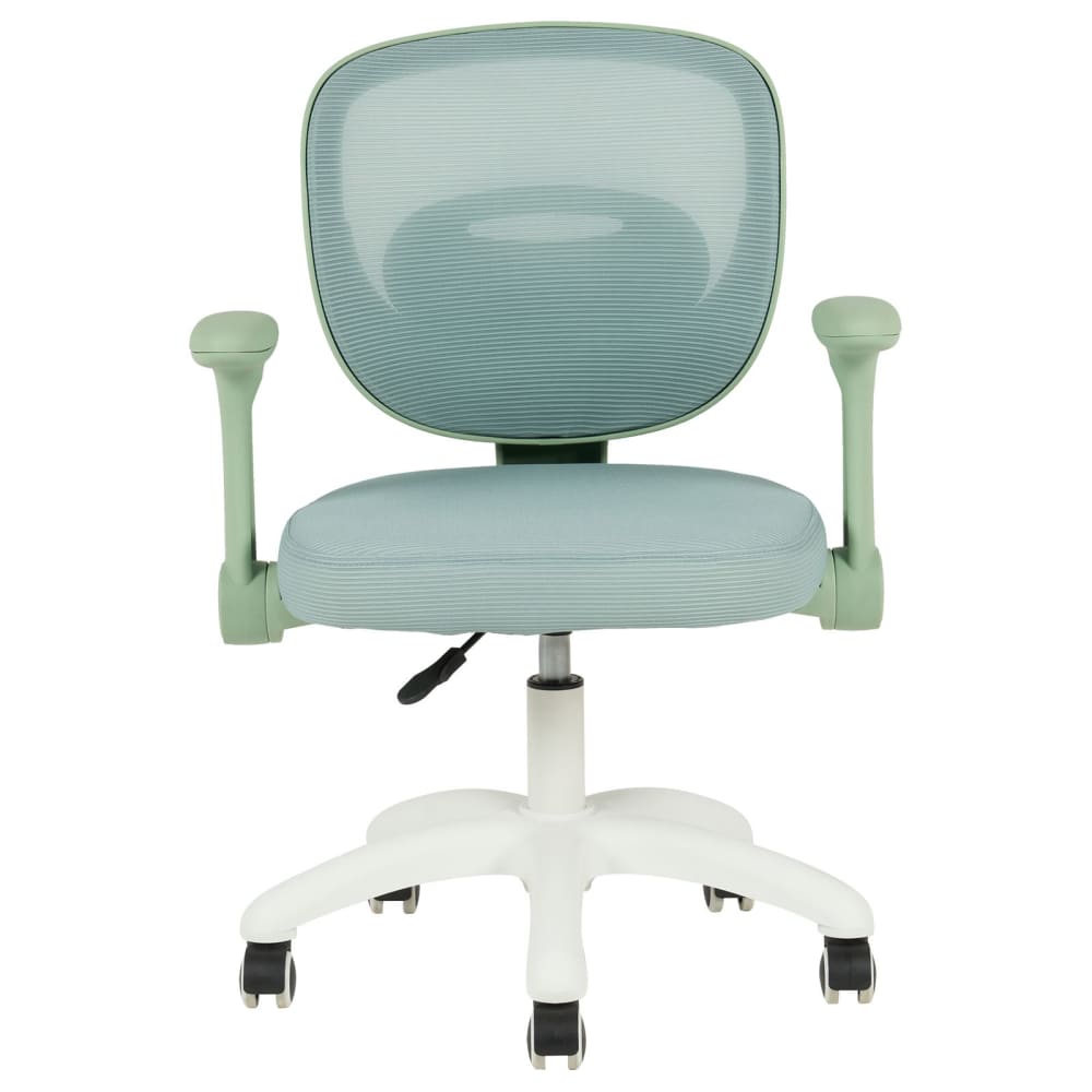 Chaise de bureau enfant avec accoudoirs réglable en hauteur, vert