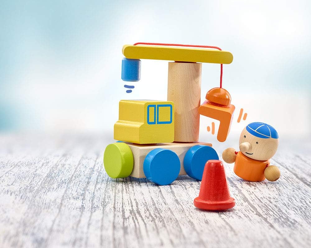 Baustelle, Klett-Stapelspielzeug 8 Teile - Maisons Du Monde