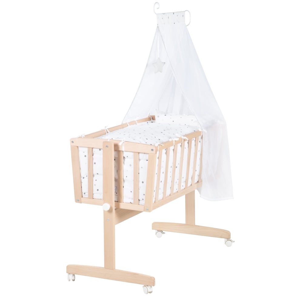 roba Komplettwiegenset style modern BRAUN SPANPLATTE Baby