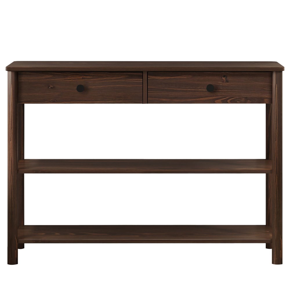 IDIMEX Konsolentisch aus Massivholz, nussbaum style modern Braun