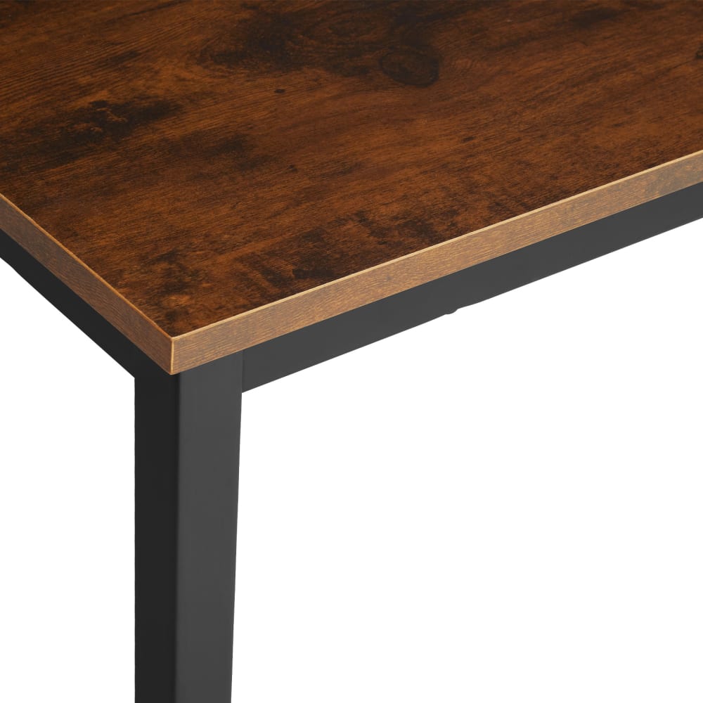 Bureau Bois foncé industriel, rustique