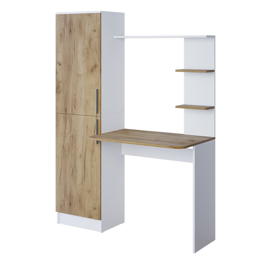 bureau  chêne blanc/force