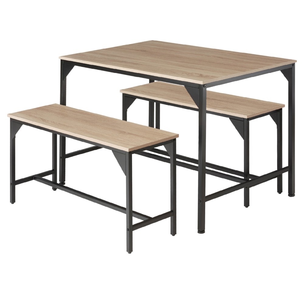 Tectake Juego de sillas y mesa