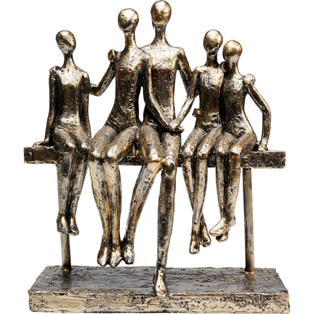 Statuette famille sur - bronze