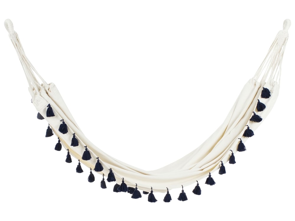Beliani Hamaca  Algodón Azul oscuro