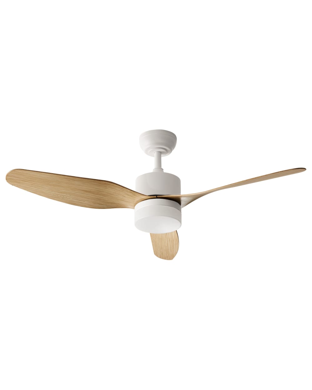 Beliani LED Deckenventilator mit Licht aus Metall 39 49cm, braun style modern - Pvc - Polyvinlychlorid