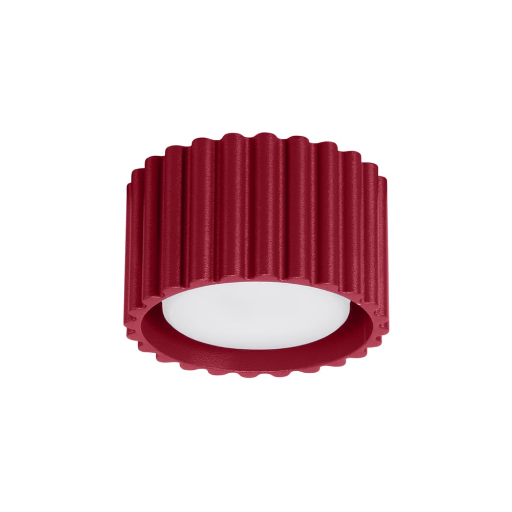 Plafonnier Aluminium Bourgogne Gx53 1 Aura
