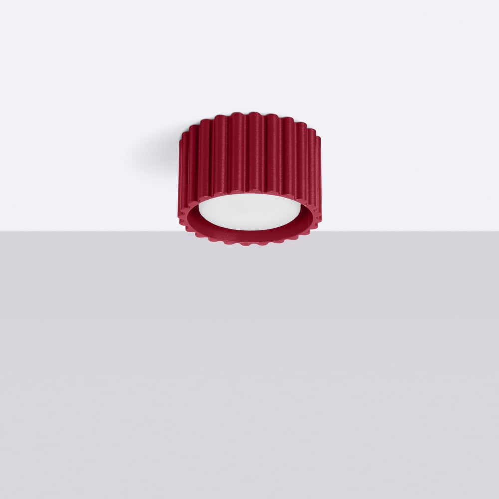 Plafonnier Aluminium Bourgogne Gx53 1 Aura — vue 3