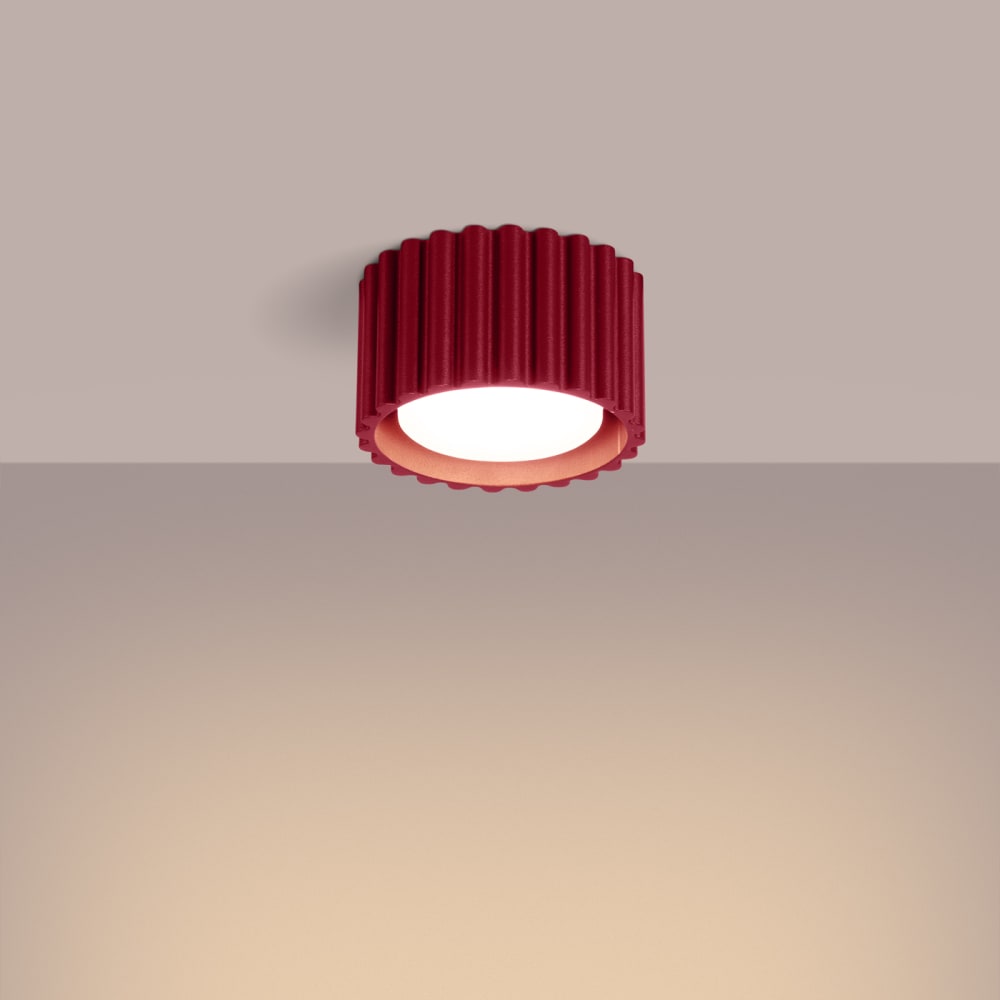 Plafonnier Aluminium Bourgogne Gx53 1 Aura — vue 4