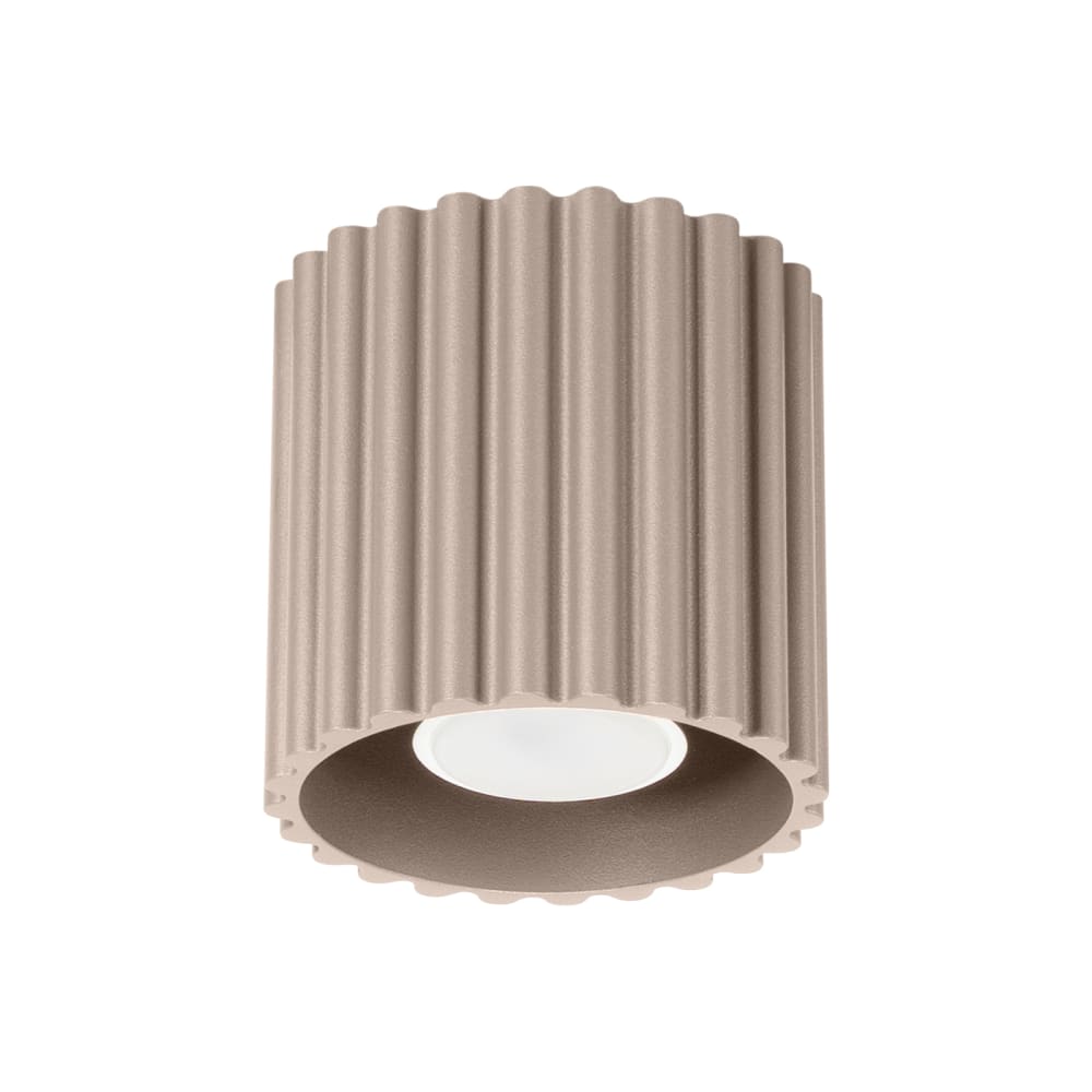 Plafonnier Aluminium Taupe GU10 1 Aura