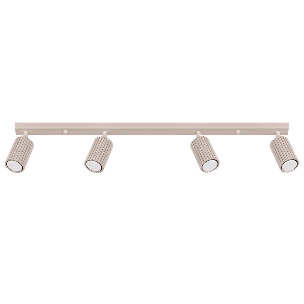 Plafonnier aluminium taupe H 16.5 cm