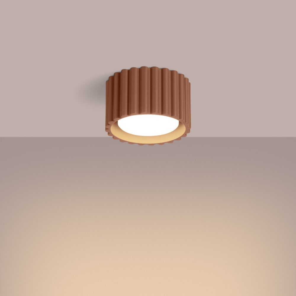 Plafonnier Aluminium Moka Gx53 1 Aura — vue 4