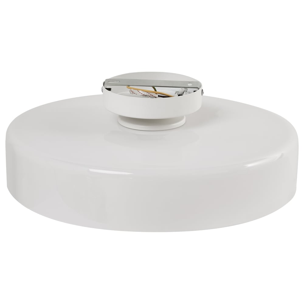 Plafonnier verre blanc — vue 4