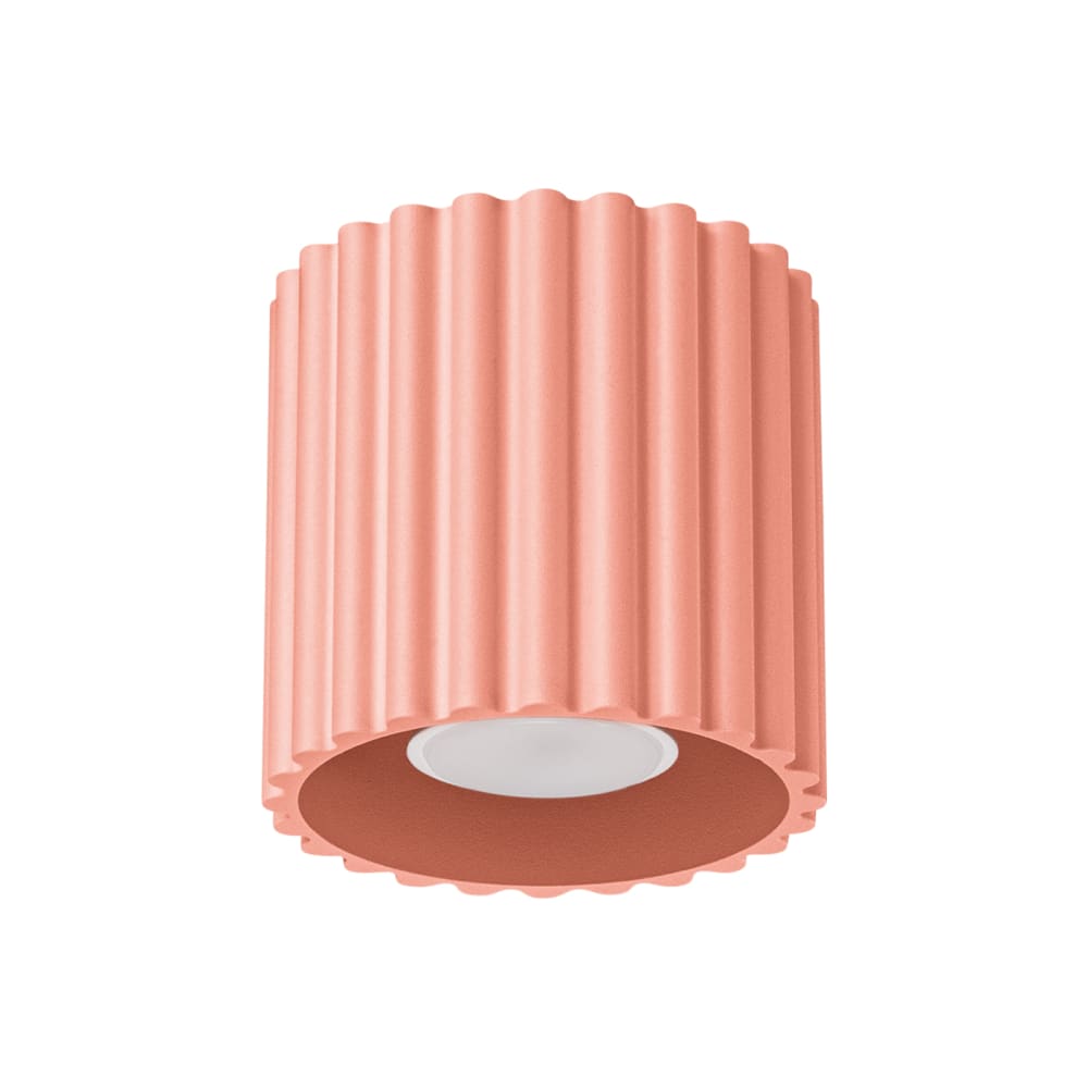 Plafonnier Aluminium Pêche GU10 1 Aura