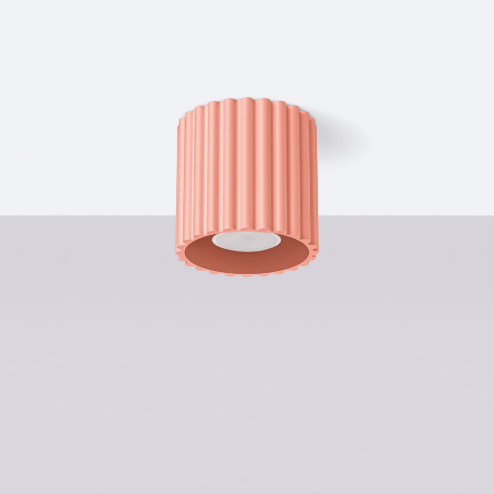 Plafonnier Aluminium Pêche GU10 1 Aura — vue 3