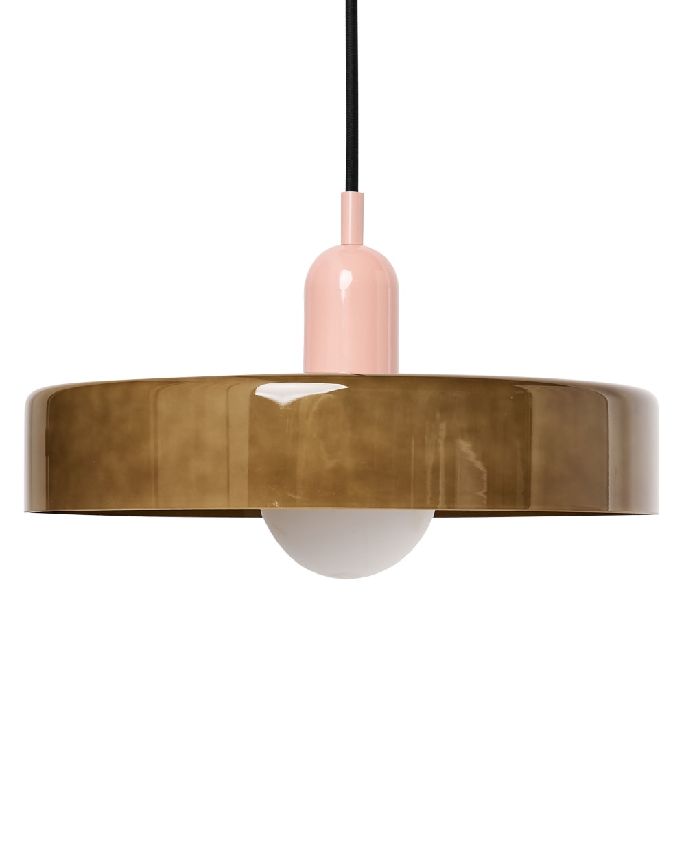 Suspension d’intérieur verre vert olive