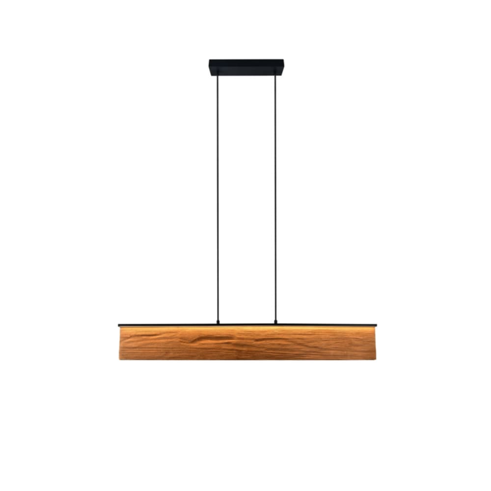Suspension en bois marron — vue 3
