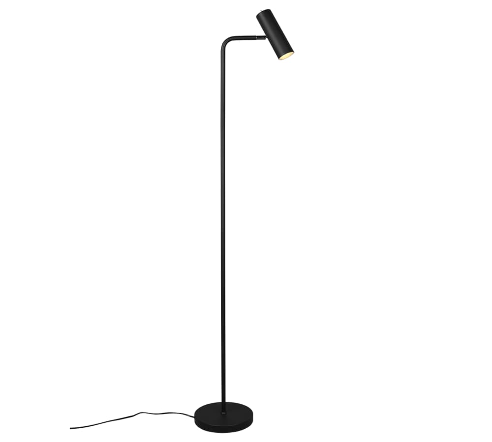 Lampadaire 1xGU10 noir mat