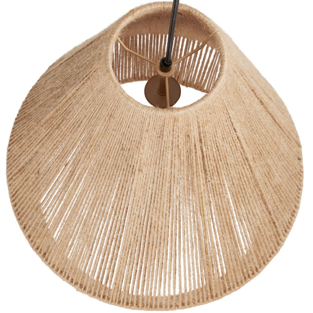 Suspension au style bohème 40w avec fibre de jute naturelle — vue 4