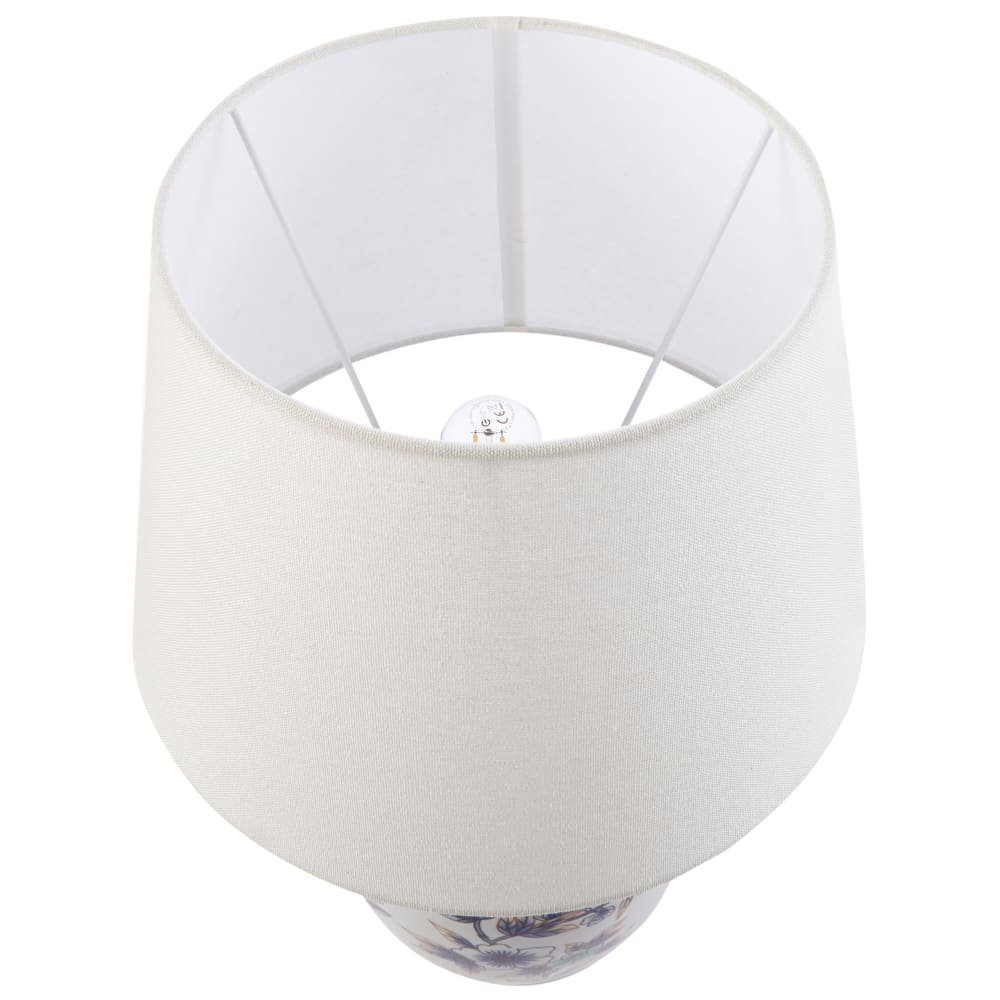 Lampe à poser porcelaine blancbleu — vue 4