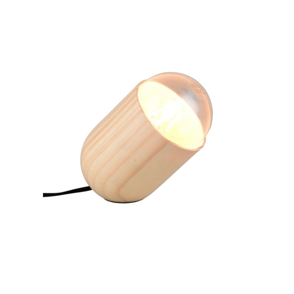 Lampe design en métal bois