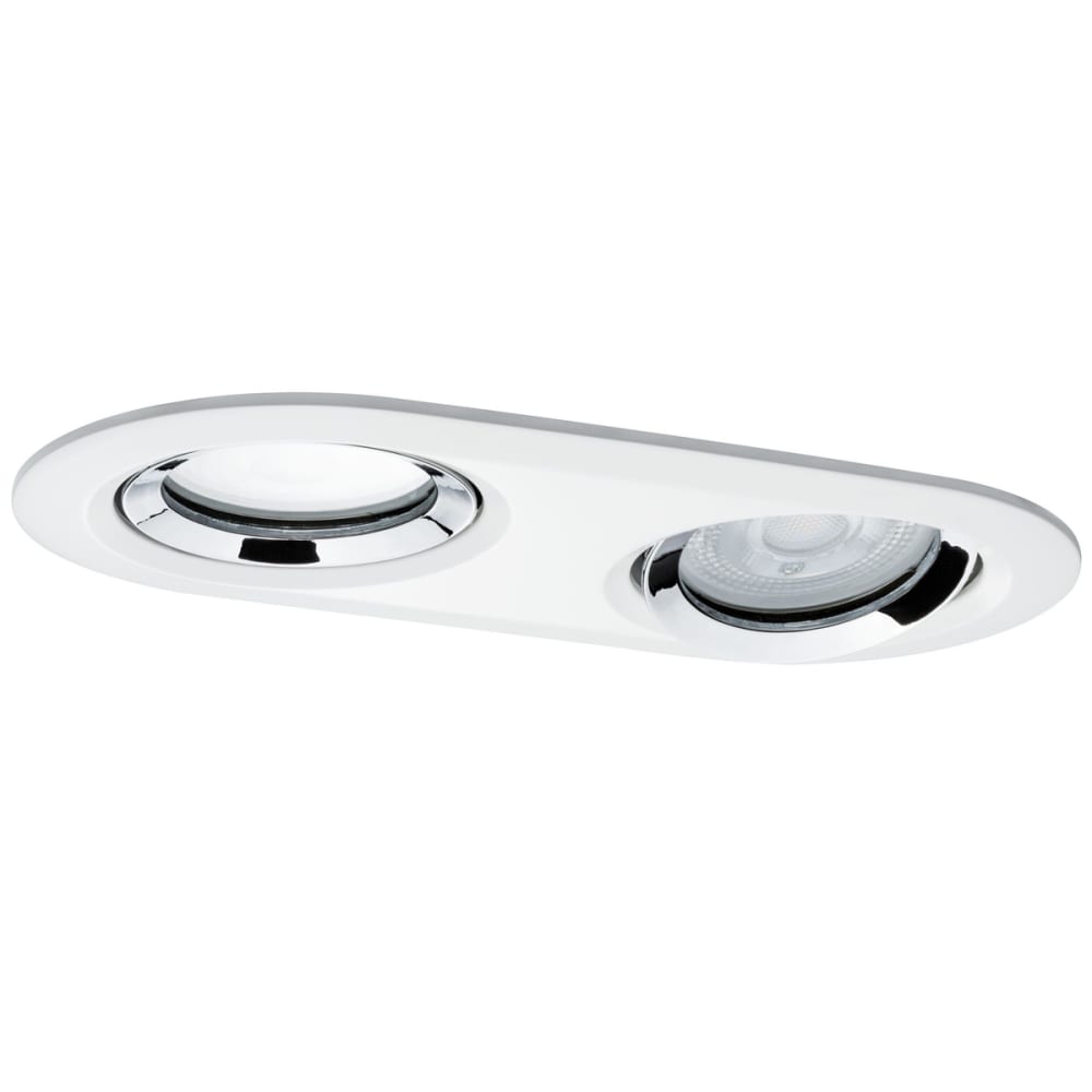 Spot à encastrer en métal blanc — vue 3