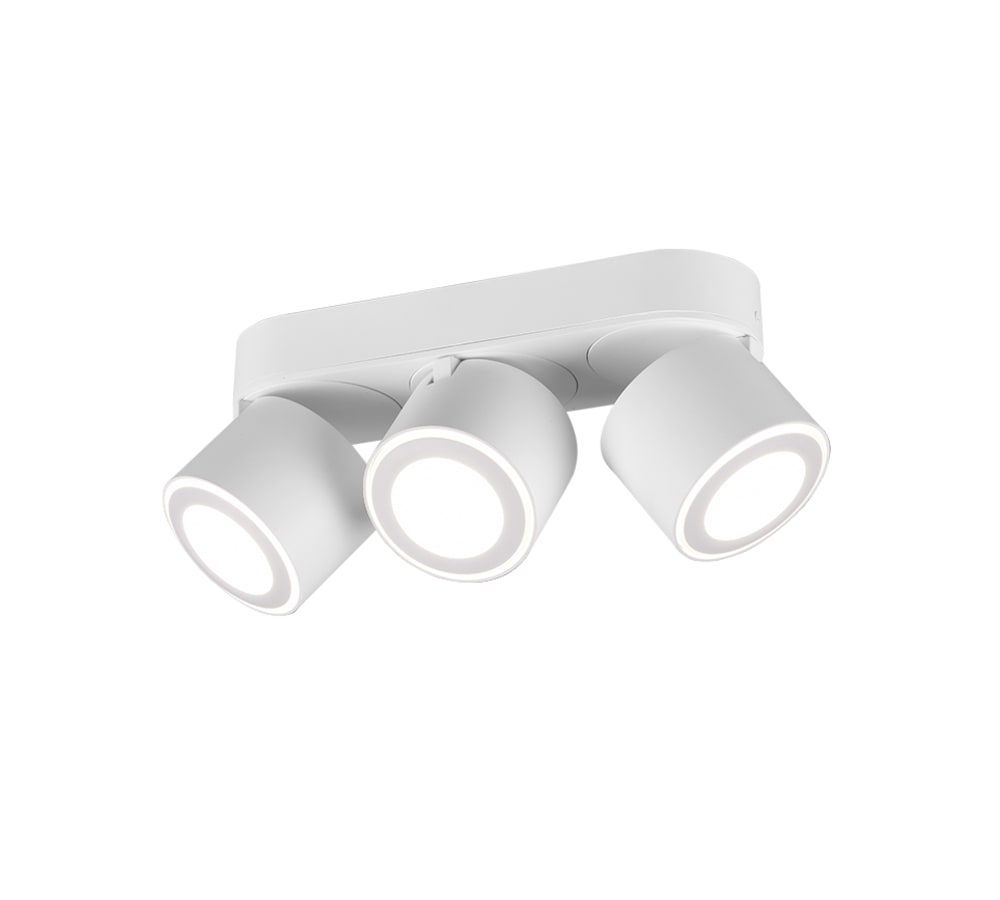 Plafón 3 Spot Doble Led Emisión