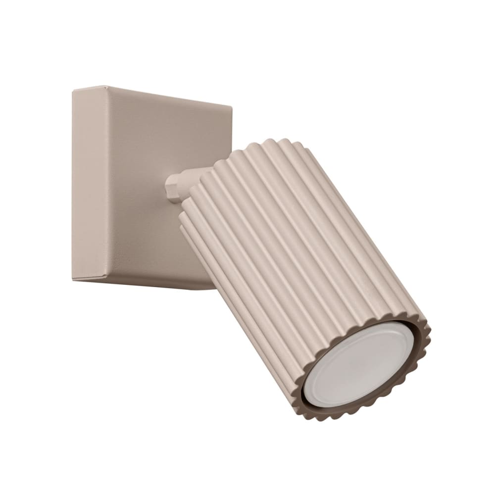 Applique Aluminium Taupe GU10 1 Karbon