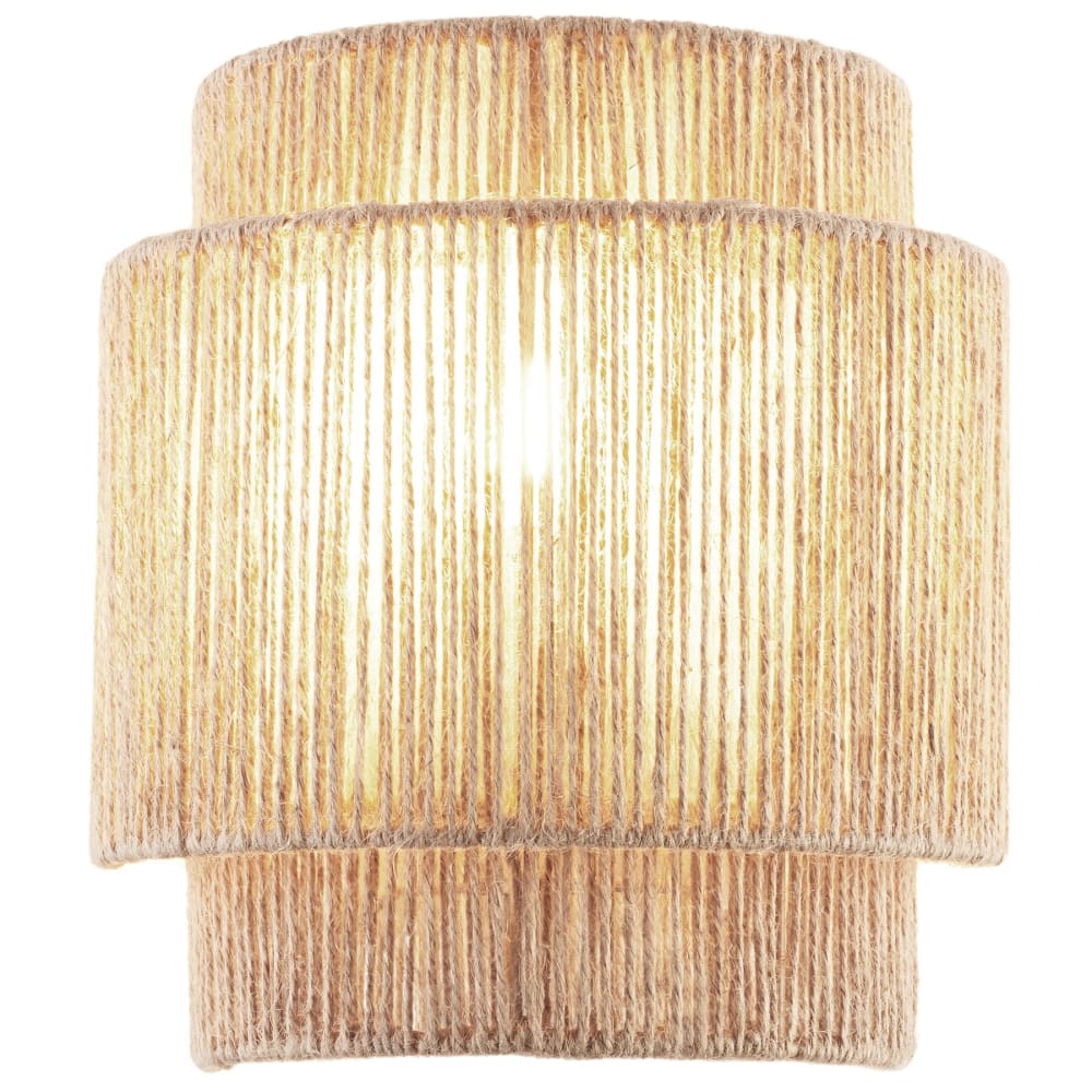 Applique murale en jute avec structure en acier style bohème 40w — vue 4