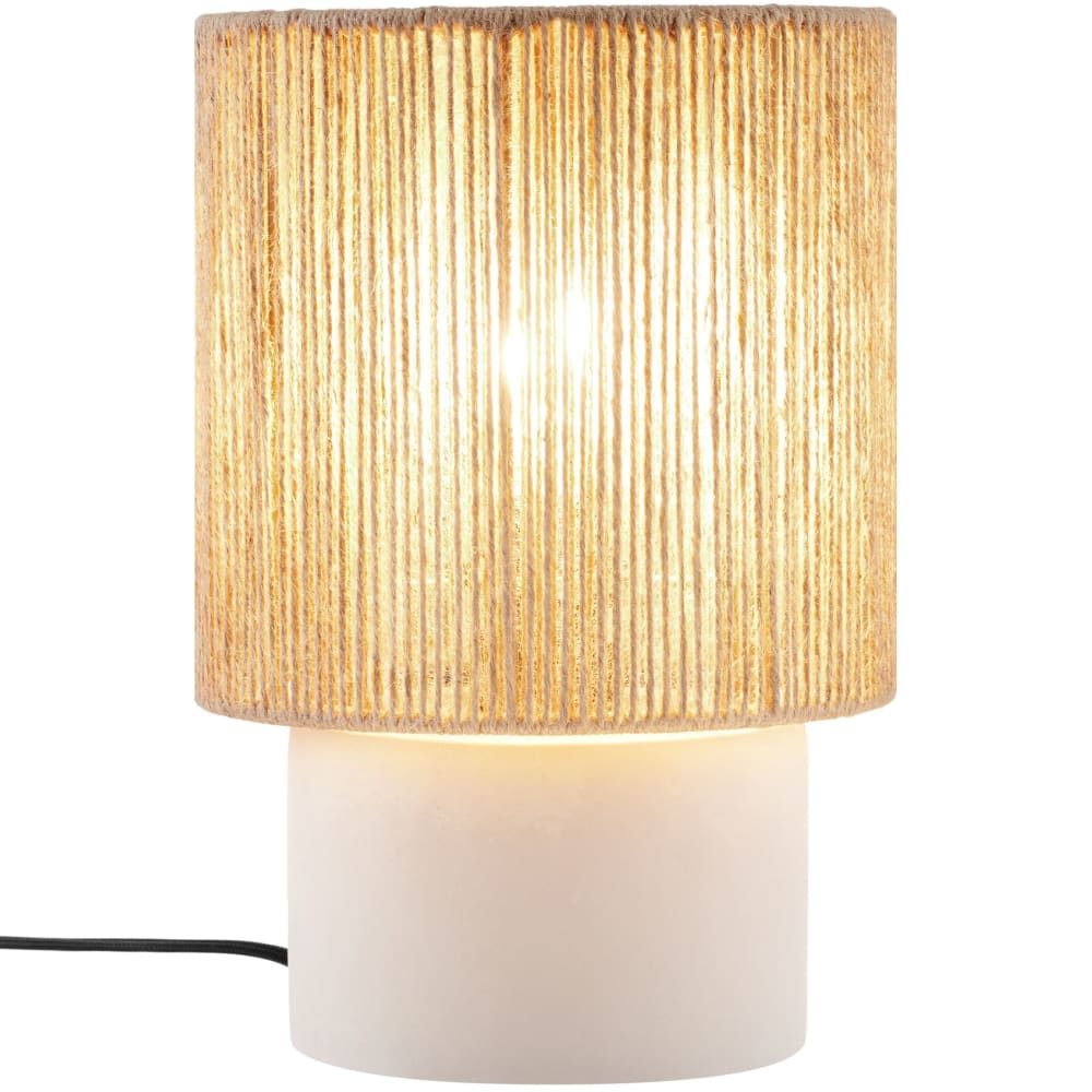 Lampe de chevet style bohème 60w avec fibre naturelle — vue 4