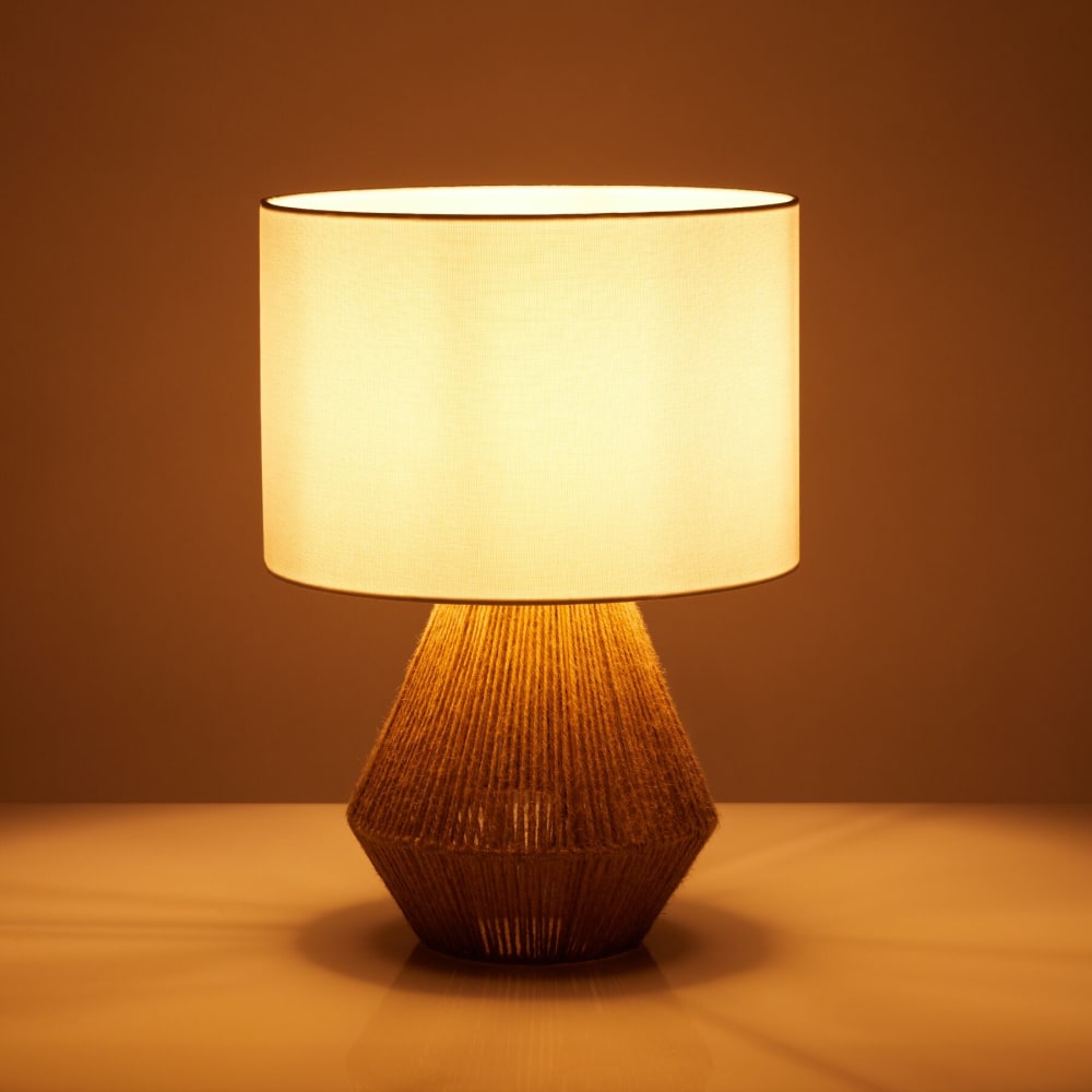 Lampe de chevet au style bohème 60w naturel — vue 3