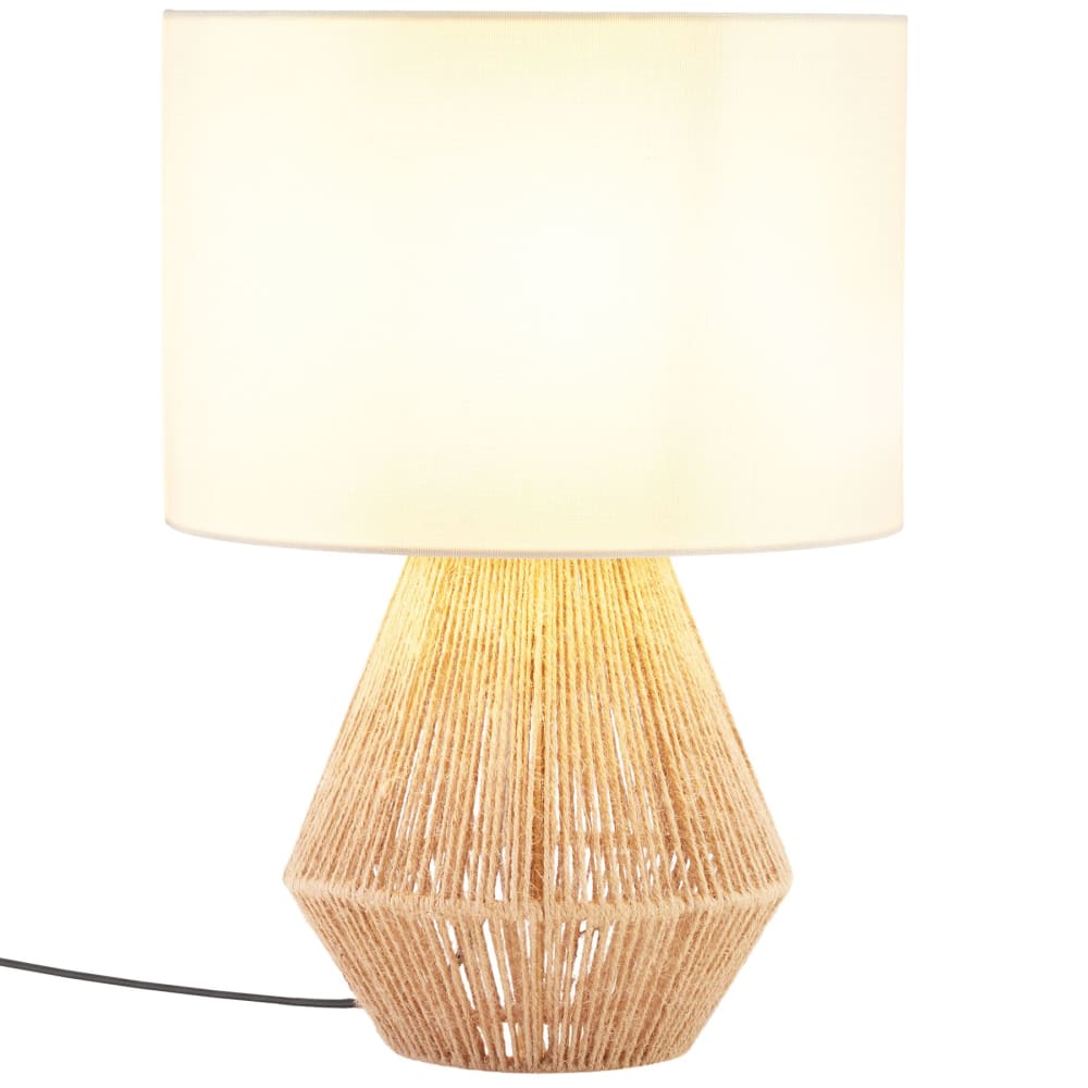 Lampe de chevet au style bohème 60w naturel — vue 4