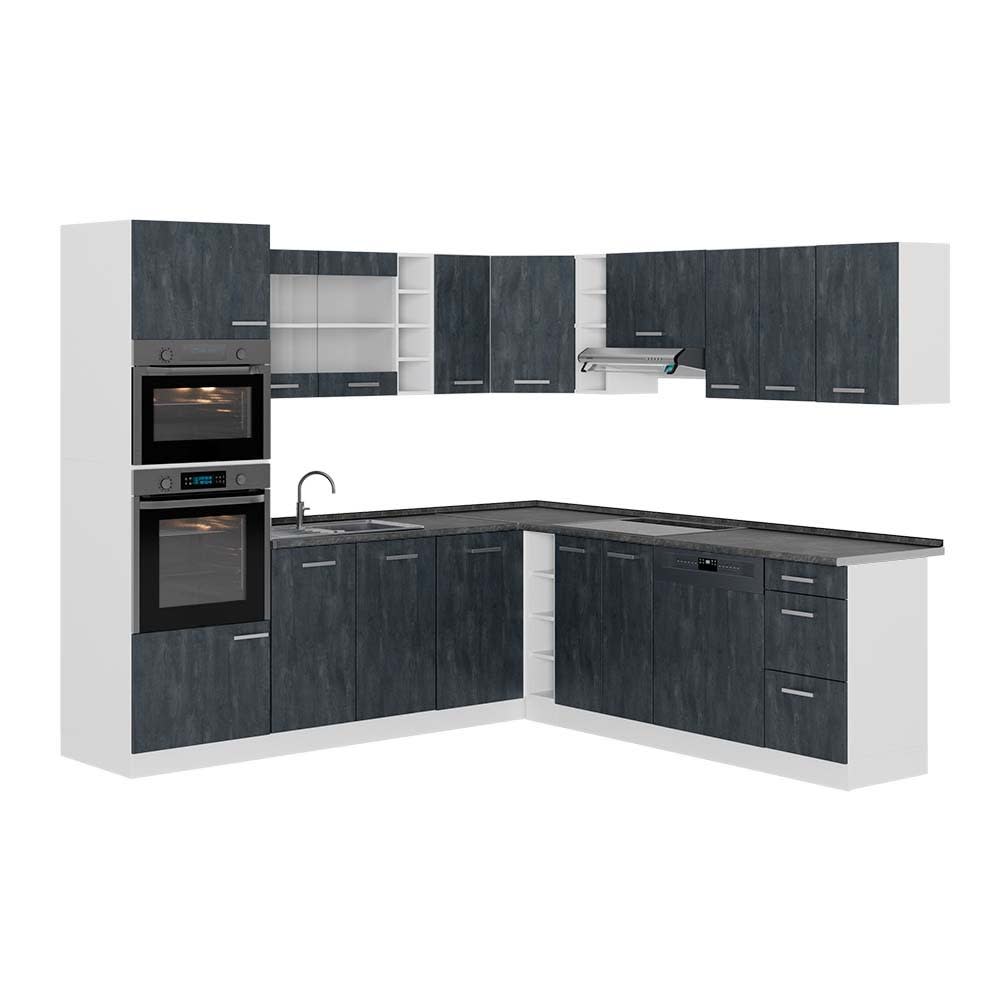 Cuisine en angle PT anthracite,